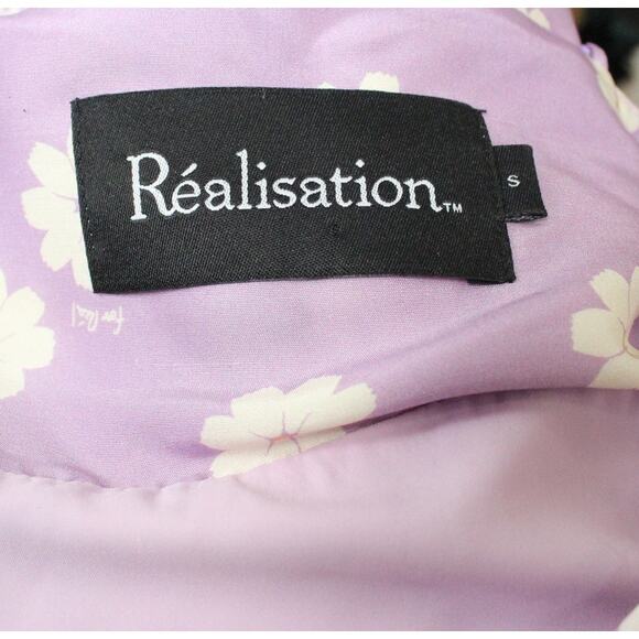 Realisation Par Purple Daisy Flower Floral Mini Dress Size Small - Picture 5 of 5